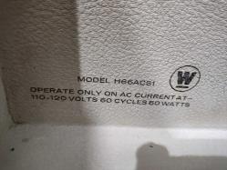 Westinghouse H66ACS1 Amerikan üretimi. Nadir Plakçalar.