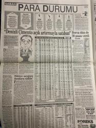 SABAH EKONOMİ GAZETESİ DOĞUM GÜNÜ HEDİYESİ - 1 EKİM 1992 -Ayan-Turgut Özal-Osman Ulagay-Nurdan Bernard-Meral Tamer-Michael Jackson-Şelale Kadak  Ayan İsviçre’ye para transfer ediyor-İnterstar’ın alacaklıları Türkiye’ye akın ediyor-Özal’a göre kişi başına milli gelir 8 bin dolar-GM Almanya’da BMW ABD’de fabrika kuruyor-Yükselen enflasyona sorumlu aranıyor-Ülker deterjan ve margarin sanayiinde-Dev bir kültür hobi dağıtım zinciri FNAC-Michael Jackson bazı gençleri üzdü-Temizlemeciye giden güderi mont giyilmez hale geldi-Mudo Cidde’de mağaza açıyor-Rejim çayları kapış kapış-Keban Holding tasfiye ediliyor  Karikatür isimleri ve çizerleri: İnterstar karikatürü-Michael Jackson Pepsi karikatürü-Temizlemeci mont karikatürü-Mudo mağaza karikatürü-Rejim çayı karikatürü