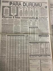 SABAH EKONOMİ GAZETESİ DOĞUM GÜNÜ HEDİYESİ - 30 EYLÜL 1992 -Hattat-Bilal Çetin-Nedim Özkan-Osman Ulagay-Tuncer Biçgiloğlu-Meral Tamer  Hattat 167 işçisini çıkardı-Çiller’e göre Ankara’da bazıları geri kafalı-Sinop’tan sonra Paşabahçe-İstanbul’un vergi rekortmenleri-Baykal’a bağlanan umutlar gerçekçi mi-Kağıt sektöründe SEKA ve eski kağıt gerçeği-Sabah’ın ilanları artık konuşuyor-Alo’culardan Alo imdat-Emekli kuyruğu nasıl azalacak-Vergi iadesinde son durum nedir-İsteğe bağlı da başvuru-Servis müdürü tatile çıktı Philips TV mahsur kaldı-Arçelik ve Grundig TV’ye uzaktan kumanda takmıyor-İmalat sanayii umutsuz-Diş macunu reklamına Bakan Aktuna el koydu-Boykota karşı zam-Sabancı Bimsa’yı IBM ile evlendirdi  Karikatür isimleri ve çizerleri: Paşabahçe-Sinop karikatürü-İşten çıkarma karikatürü-Alo imdat karikatürü-İmalat sanayi karikatürü-Sabancı IBM karikatürü