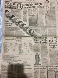 SABAH EKONOMİ GAZETESİ DOĞUM GÜNÜ HEDİYESİ  - 23 TEMMUZ 1992-Pınar Çiçek-Adil Korkut-Osman Ulagay-Şelale Kadak-Meral Tamer  Procter and Gamble’ı triyatçılar da boykot edecek-STFA çatır çatır-SSK’ya borcu olanlardan hala tık yok-TOBB’tan sonra İTO da TÜSİAD’a karşı bayrak açtı-Ekonomimizde son durum-Rami tarihinde ilk kez ilan vererek müşteri çekecek-Turizmciler destekleyin 10 milyar dolar getirelim-Bunlar da altı aylık-Metro’da etiketi karalanmış salam-Beko zigzag mı yapıyor-Lacoste mayo Paris yolcusu-Amerika’da 9 üniversite tekel kurdu-Borçelik için zirve yapıldı  Karikatür isimleri ve çizerleri: STFA çatır çatır karikatürü-Bunlar da altı aylık aslan karikatürü-Metro salam karikatürü-Lacoste mayo karikatürü-Üniversite karikatürü