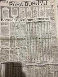 SABAH EKONOMİ GAZETESİ DOĞUM GÜNÜ HEDİYESİ  - 23 TEMMUZ 1992-Pınar Çiçek-Adil Korkut-Osman Ulagay-Şelale Kadak-Meral Tamer  Procter and Gamble’ı triyatçılar da boykot edecek-STFA çatır çatır-SSK’ya borcu olanlardan hala tık yok-TOBB’tan sonra İTO da TÜSİAD’a karşı bayrak açtı-Ekonomimizde son durum-Rami tarihinde ilk kez ilan vererek müşteri çekecek-Turizmciler destekleyin 10 milyar dolar getirelim-Bunlar da altı aylık-Metro’da etiketi karalanmış salam-Beko zigzag mı yapıyor-Lacoste mayo Paris yolcusu-Amerika’da 9 üniversite tekel kurdu-Borçelik için zirve yapıldı  Karikatür isimleri ve çizerleri: STFA çatır çatır karikatürü-Bunlar da altı aylık aslan karikatürü-Metro salam karikatürü-Lacoste mayo karikatürü-Üniversite karikatürü