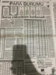 SABAH EKONOMİ GAZETESİ DOĞUM GÜNÜ HEDİYESİ  - 1 TEMMUZ 1992-Ahmet Özgüneş-İstanbul’u dünya halı merkezi yapmaya geldi-Yalım Erez-Osman Ulagay-Demirel zaman iş alemi çözüm istiyor-Pavarotti-Bayram Başaran-Pavarotti gitti gürültüsü kaldı-Amerikan iş dünyasının 7 Amazonu-Lillian Vernon-Mary Kay Ash-Paula Kent Meehan-Sandra Kurtzig-Bettey Martin Musham-Annabelle Lundy Fetterman-Şükrü Karahasanoğlu-Meral Tamer-Tüketici gözüyle beğenmediğim kaseti geri veremez miyim-Bu ne ücret-Zamanda gelmeyen ısmarlama giysi üzdü-Su kaçağı-Almadığı mal için icraya düşüyordu-Milli Savunma Bakanı Sümer Oral-Hazine arazisinin değerinin altında fiyattan sattırmam-Mehmet Öngüçlü-Depremde ölenin yakınına 20 milyon-Şelale Kadak-Nuh’un gemisi iç hem de dış pazarda pupa yelken