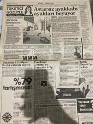 SABAH EKONOMİ GAZETESİ DOĞUM GÜNÜ HEDİYESİ  - 26 AĞUSTOS 1992-Ahmet Özgüneş-Moğultay-Osman Ulagay-Cavit Çağlar-Salat-Sakıp Sabancı-Vehbi Koç-Nejat Eczacıbaşı-Memduh Hacıoğlu-Bankayla döviz işi yapan zararda-Salat’ın patronu: İki leş kargası başıma üşüştü-Zenginler ligindeki kadromuz değişmedi-200 bin konuta bitirme kredisi-Bankacılar Çiller’i alkışlıyor-Borsa 4 puanlık çıkışa şükretti-Mark’ın büyük kumarı-Seul Borsası’na devlet müdahalesi-Astarsız ayakkabı ayakları boyuyor-Fırında koruyucu vana-Migros malına sahip çıkıyor-Çanakkale Çimento’ya Fransızlar talip-Dışarıda 3.5 trilyon liralık yatırım yaptık-Aylık bağlama oranı üç kez değiştirildi