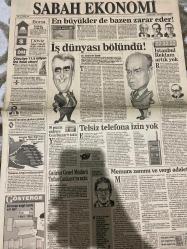 SABAH EKONOMİ GAZETESİ DOĞUM GÜNÜ HEDİYESİ  - 24 HAZİRAN 1992-İş dünyası bölündü-Cem Boyner-Tufan Çankaya-Osman Ulagay-Ali Rıza Kardüz-Meral Tamer-Adil Korkut  En büyükler de bazen zarar eder-İş dünyası bölündü-İstanbul Reklam artık yok-Telsiz telefona izin yok-Gelirler Genel Müdürü Tufan Çankaya’ya uçtu-Memura zammı ve vergi adaleti-Bu yazıyı okuyan memur çıldıracak-TÜSİAD’a 21 yeni üye-Ucuzun değil milyarlık konutların alıcısı var-Kamyon da sonunda spot piyasaya düştü-Sonradan düzeltirim diye giysi almayın-Parayı aldılar dergiler gelmiyor-Çorapçıların düşmanı tayt ve jean modası-Bayan çorabı bal gibi kaçar