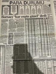 SABAH EKONOMİ GAZETESİ DOĞUM GÜNÜ HEDİYESİ  - 27 HAZİRAN 1992-