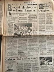 SABAH GAZETESİ DOĞUM GÜNÜ HEDİYESİ - 7 ŞUBAT 1999 -TAM TAKIM 40 SAYFADIR -Rauf Tamer - Saddam - Clinton - Orhan Pamuk - Nermin - Cüneyt Tanman - Mehmet Cansun - Hasan - Tugay - Ertuğrul - Toshack - Oğuz Altıparmak - Hüsnü Gürel - Erman Toroğlu - Yılmaz - Arzu Bayrak - Rüstem Batum - Zeynep - Kemal - İzzet - İkram - Norberto Barba - Jim Metzler - Marty Nadler - Michael J. Fox - Christina Ricci - Dennis Quaid - Ellen Barkin - Michael Richards - Kemal Sunal - Metin Akpınar - Müjde Ar - Halit Akçatepe - Tarık Akan - Zeki Alasya - Ayşen Gruda - Münir Özkul - Ankara’da ölüm oyunu - Aşkın zaferi İşte o adam - Uzun ince bir güzel torun - Yıldızlar kervanına bir kaptan daha - Aslan gibi bütçe - Ligde 7 zorlu randevu - Cankurtaran Ertuğrul - Sen bir olaysın Fener - Yılmaz noktayı koydu - Efes ikinci devre coştu - Ateş bacayı sardı - Affet Bizi Hocam - Gençler uyuşturucu pençesinde - Mükremin’le yeniden - Politikann Nabzı - Günün Filmleri - Apollo 11 - Telekritik Aşk güzel şeydir-Rauf Tamer - Sad