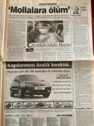 SABAH GAZETESİ DOĞUM GÜNÜ HEDİYESİ - 3 OCAK 1999 -TAM TAKIM 38 SAYFADIR -Sadettin Tantan - Rauf Tamer - Murat Uğur - Dicle - Demirel - Ecevit - Samil Tayyar - Joachim Löw - Baliç - Sinem - Hakan Şükür - Gordon Milne - Tugay - Seba - Toshack - Amokachi - Filipescu - Kenan Doğulu - Tarkan - Seran Serengil - Cindoruk - Yalım Erez - Bayram Ali Baypakal - Bayraktar Bayraklı - Prof. Dr. Bayraktar Bayraklı - Prof. Dr. Hikmet Atan - Doç. Dr. Zeki Arslantürk - Ortak aday Tantan - Yokluktan gelemedim - Devrimler de yaşlanır - Cindoruk’tan Erez’e açık çek - Bürokratlar masa topluyor - Transseksüelin kabadayı kocası - İlaç niyetine büyük ikramiye - Löw fire istemiyor - Baliç’in favorisi de plasesi de Kanarya - Altay tehlike sever - Herkes Hakan’ın peşinde - Gurbetçi Tansel nihayet Trabzon’da - Hakan’ın yolu açıldı - Galatasaray’dan 1999’a merhaba - Filip Inter’i reddetti - Gözlemcilere Terim’den taş - Amokachi’nin kredisi bitti - Ben şu an okuma şansımı kullanıyorum - Hem eğlendiler hem dinlendile