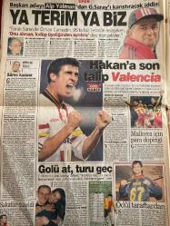 SABAH GAZETESİ DOĞUM GÜNÜ HEDİYESİ - 14 MART 2000 - 30 SAYFADIR -Şevket Kazan - Erbakan - Papa 2. Jean Paul - Ali Sabancı - Fuat Sahnk - Alp Köse - Hakan Uzan - Cem Uzan - Hüsnu Çil - Yıldırım - Daum - Trapattoni - Parreira - Moshoeu - Alp Yalman - Faruk Süren - Özhan Canaydın - Fatih Terim - Hıncal Uluç - Hakan Şükür - Xavier Subirata - Taffarel - Sergen - Ergün - Altan Tanrıkulu - Ruşen Mengi - Ahmet Vardar - Nazmi Yetkin - Nizami Metin Veziroğlu - Abdullah Turhan - Patrick McDonnell - Mort Walker - Dick Browne - Tom Armstrong - Hayallere koştular - Grip aşısı kalp krizini engelliyor - Baba banko - Papa’nın ilk aşkı - Birleşmeyi gençler yapacak - Telsim tartışması - 31 Mart’ı bekleyin - Fenerbahçe’nin solu çöktü - Ve Kanarya’da Moshoeu affedildi - Harekât başlıyor - Ya Terim ya biz - Hakan’a son talip Valencia - Golü at turu geç - Ödül taraftardan - Aslan fırsat tepti - Kum saati - 2000’in erkek sürprizi - Bodrum’a yazık oluyor - Bayram uyarıları - Unutmayın - Burakbey - Mimi ile Mut