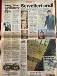 SABAH GAZETESİ DOĞUM GÜNÜ HEDİYESİ - 22 HAZİRAN 2001 - TAM TAKIM 38 SAYFADIR -Recep Tayyip Erdoğan - Ali Müfit Gürtuna - Necmettin Erbakan - Tarkan - Kemal Derviş - Cem Boyner - Uğur - Mehmet Yıldız - Karamahmet - Sakıp Sabancı - Rahmi Koç - Yavuz Donat - Sını Sarıoğlu - Fazlı - Şifo - Lucescu - Sergen - Faruk Süren - İzzettin Doğan - Rapaic - Pjanovic - Serhat - Ali - Serkan - Mustafa Denizli - Anastasia - Ozan - Natalie - Tülay - Gökhan - İlkay - Saffet - Serfun - Arto - Fulden Uras - Rober Hatemo - Kenan Doğulu - Hande Yener - Bengü - Hayko - Arzum Güven - Özlem Selanik - Moni - Cihan Erman - Altay - Mustafa Keser - Mehmet Olcayto - Cihan Doğan - Suat Suna - Alpay - Ata Demirer - Gülşen - Hasan Sitoci - İlmar - Adını duymadığı ülkede zengin oldu - Erdoğan’a karşı Gürtuna - Servetlerinin yarısı eridi - Ayhan artık Cimbomlu - Para para para - Faruk Süren’in etrafı kuşatıldı - Rapaic out Pjanovic in - Niceleri geldi başaramadı - Hayat verip ödül aldılar-Michael Portillo - Jan Moir - Ni