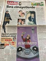 SABAH GAZETESİ DOĞUM GÜNÜ HEDİYESİ - 18 OCAK 2003 - TAM TAKIM 38 SAYFADIR -Recep Tayyip Erdoğan - Abdullah Gül - Cemal Aydın - Ali Güneş - Semih - Ortega - Ümit Davala - Xavier - Lucescu - Levent Tüzmen - Revivo - Felipe - Zerrin Özer - Hakan Altun - Hakan Peker - Nilüfer - Serdar Ortaç - Altay - Arto - Funda Arar - İbrahim Erkal - Bülent Özdemir - Betül Demir - Gürbüz - Hacer - Fulden Uras - Cihan Doğan - Niran Ünsal - Demet Akalın - Berdan Mardini - Utku - Bülent Yetiş - Canan Şimşek - Ümit Sayın - Balık Ayhan - Osman Küçük - Adnan Polat - Özhan Canaydın - Akfırat şeyhliği - Savaşı biz durdurduk - Daha ne sıkacağız - 45’lik F.Bahçe - Çetin’den özeleştiri - 100 milyon $ bulduk - Luce iş başında - İşte Kartal yuvası - Kadıköy’de kaybetmeyiz - Adını duymadığı ülkede zengin oldu - Hayat verip ödül aldılar - Karikatür adı: Bizimcity - Çizer: Salih Memecan-Doğuş - Mustafa L. - Erkan Demircan - Filiz Hemşire - Cemil Çiçek - Erdal Şafak - Sıra cinayetlerde - Hipokrat yemini hatırlayan olmadı