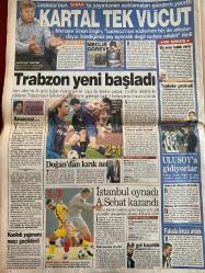 SABAH GAZETESİ DOĞUM GÜNÜ HEDİYESİ - 9 ŞUBAT 2004 - TAM TAKIM 36 SAYFADIR -Abdullah Gül - Yılmaz Özdil - Mehmet Akif Demirci - Ömer Mazı - Cem Karaca - Korkut Öztekin - Savaş Ay - Levent Tüzemen - Orhan - Okan - Tuncay - Volkan - Hıncal Uluç - Emrah Kayalıoğlu - Umut Güneş - Sinan Engin - İskender Günen - Kazım Kanat - Fener’de alarm - Gereksiz panik - Güven mesajı - Ağlatan sevinç - Gece kuşları özür diledi - Daha başlamadık - Cimbom başka alemde - Derbi Pilsen - Mehmet ilaç olmadı - Kartal tek vücut - Trabzon yeni başladı - İstanbul oynadı A.Sebat kazandı-polis otomobil hırsızını vurdu-takside iğrenç teşhir-küçük Enes’in zanlısı komşusu çıktı-adli tıp siyasi baskı altında-tatlı dille kazandığını iki tokatla kaybetti-Yılmaz Babahan-kurum başkanı kapasitesi-Medical Park-eleştiriler‘in insaf ölçüsüne uymuyor-keramettin Kurt-hedefe ulaşmak için düzenli çalışın-vergiler çok yüksek daha fazla arttırmazsınız -izm IMFyle ilişkileri bozabilir-Ömer Çelik-merkez güç-