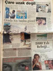 SABAH GAZETESİ DOĞUM GÜNÜ HEDİYESİ - 4 OCAK 1999 - TAM TAKIM 30 SAYFADIR -Baykal-Recai Kutan-Hakan-Sadri Şener-Kıskanç Serpil-Güzel Abla Mine-Nawaz Şerif-Clinton-Coşkun Kırca-Yavuz Donat-Selahattin Duman-Yavuz Görel-Baliç-Jesus Gil-Miguel Angel-Hakan-Annnesi Nermin Hanım-Suat-Popescu-Suker-Terim-Süleyman Seba-Toshack-Seylan Yıldız-Namik Öztoprak-Haluk Balıkel-Güngör Mengi-Salih Memecan  Fazilet’siz formüle doğru-Pistte pis kokular-Loto’nun 6 adaleti-Kıskançlık krizi pahalıya patladı-Apo sonunda ‘in’ buldu-Kanarya’yı İbo uçurdu-Ülker Harlem gibi-Turabi’den altın üçlük-Erzurum’dan siftah-Adana’nın kozu evi-Baliç’e şok teklif-Ve Hakan veda etti-‘Milyonların sevgilisi Löw’-Popescu gönderilecek Suker kiralık alınacak-Beşiktaş tesis kralı-Top Adli Tıp’ta-Tatilci hırsızlar-Korku intiharı-Zinada yakaladı boşadı-Çare uzak değil-Orada kış başka güzel-2000 Yılı Bebeği  Bizimcity-Salih Memecan