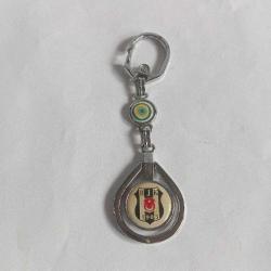 90 Lardan Beşiktaş Anahtarlik ÇİFT TARAFLI