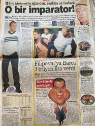 SABAH GAZETESİ DOĞUM GÜNÜ HEDİYESİ - 12 ARALIK 1998 - TAM TAKIM 38 SAYFADIR -Demirel-Yavuz Donat-Selahattin Duman-Erdoğan-Löw-Baliç-Oğuz-Adnan Aybaba-Daniel Amokachi-Şifo Mehmet-Toshack-Alpay-Oktay-Filipescu-Terim-Hakan Şükür-Hasan Şaş-Arif-Suren-Yılmaz-Seyit Ceme-Hüsnü Cil-Ünal-Ajda Pekkan-Sezen Aksu-Mehmet Altan-Serdar Ortaç-Tarkan  28 Şubat’ı unutma-30 saat formülü pazarlığa açıldı-Karadenizliler imaj yeniliyor-Trafik terörü yine kazandı-İki büyük adım-Verilmiş sadakamız varmış-Löw saldırıyor-O bir imparator!-Filipescu’ya Barca 3 trilyon lira verdi-Cim-Bom’da operasyon-Yılmaz rotayı çizdi-Ülker’den ince hesap-Devlet sanatçıları Köşk’te-İşsizlik ve ilericilik-Tarkan’ın kurnazlığı askerlere sökmedi  Karikatür-Bizimcity-Salih Memecan-Selahattin Duman-Sevinç Uygül-Clinton-George Burns  İki dev adım-Deniz dalgalar ve hayaller fuarı-Baba’nın da kafası karıştı  Karikatür-Yok