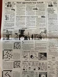 SABAH GAZETESİ DOĞUM GÜNÜ HEDİYESİ - 30 MAYIS  1999 -TAM TAKIM 42 SAYFADIR -Hafız Esat-Mübarek-Rauf Tamer-Seda Kaya Güler-Madeleine Giraud-Can Bartu-Hüsnü Cil-Rıdvan-Yıldırım-Terim-Kadir Akbulut-Schaefer-Van Eck-Del Solar-İbrahim Kutluay-Sean Connery-Catherine Zeta Jones-Nicolas Cage-Albert Einstein  Müthiş sırlar-Apo’yu Şam’dan çıkartan zirve-Bir kadın çığlığı-Mutsuz güzel-Hoşgeldin Fener-Yönetim 17 oyuncuyu satış listesine koydu-Löw bugün kovuluyor-Rıdvan kanunları-İsteyene kapı açık-Kalli’ye veto-İsyan Del Solar UEFA’da-İbo’dan Efes’e çengel-Göz Göz’e çirkin oyun-8MM-Kurda Tuzak-Propaganda  Karikatür-Can Ataklı-Ahmet Vardar-Nizamettin Veziroğlu-Abdullah Turhan  Kadının fendi-Hani ağzımızla kuş tutsak-Pilot kabininin kapısı kapanınca-Acaba 81 kuşağından haberiniz var mıydı?  Burakbey-Abdullah Turhan-Mimi ile Muti-Patrick Mc Donnell-Bizim Aile-Mort Walker-Dick Browne-Marvin-Tom Armstrong