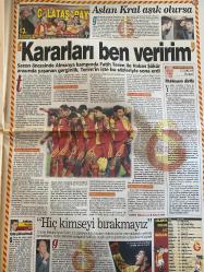 SABAH GAZETESİ DOĞUM GÜNÜ HEDİYESİ - 26 MAYIS 1999 -TAM TAKIM 30 SAYFADIR -Songül-Sibel Can-Selahattin Duman-Rauf Tamer-Şenay Aran-Bozkurt Aran-İrem Aran-Tarkan-Adnan Polat-Fatih Terim-Hakan Şükür-Coşkun Özarı-Mustafa Denizli-Can Bartu-Ali Yıldırım-Löw-Baliç-Şenol Güneş-Milne-Yılmaz-Ali Şen  Liste Cuma’ya tamam-Dev kulak-Songül soldu-Atmacalar efsane oldu-Sibel Can’dan şarkılı cevap-Dışişleri’nde yas-Kararları ben veririm-Yüzde 51 Denizli-Ve Güneş Trabzon’da  Karikatür-Bizimcity-Salih Memecan-Zirinkiler-Salih Memecan-Muid-Amokachi-Sellami-Del Solar-Ohen-Oktay-Hikmet-Güner Ümit-Tayfun Devecioğlu-Zeynep Göğüş-Kenan Doğulu-Hayko-Rober Hatemo-Yıldız Tilbe-Semiha Yankı-Semih Koç-Fatih Ürek-Aydın  Kurtuluş formülü-Amerika çık aradan-Sistem nasıl işliyor?-Avrupa’yı anlamak