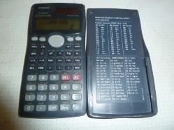CASİO FX991MS BİLİMSEL HESAP MAKİNESİ GÜNEŞ ENERJİSİ+ PİLLE ÇALIŞIR SAĞLAM ORJİNAL 2.EL ÜRÜN