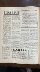 VARLIK SANAT VE FİKİR DERGİSİ - SAYI : 599 - 1 HAZİRAN 1963 -SABAHATTİN TEOMAN - SABAHTTİN KUDRET AKSAL - FAİK BAYSAL - İHSAN AKAY - TALİP APAYDIN - BEHÇET KEMAL ÇAĞLAR - M. MENEMENCİOĞLU - NAHİT ULVİ AKGÜN - SELAHATTİN BATU - MUZAFFER UYGUNER - ATTİLA BÜYÜKTUNÇAY - PIERRE GASKAR - HALİM YAĞCIOĞLU - ÖZKER YAŞIN - A. RIZA ERGÜVEN - OĞUZ KAZIM ATOK - OKTAY AKBAL - CEYHUN ATUF KANSU - OSMAN TÜRKAY - M. BAŞARAN - MUHTAR KÖRÜKÇÜ - CEVDET KUDRET - YILDIRIM KESKİN - İLHAN GEÇER - MÜBECCEL İZMİRLİ - SELİM SABİT - HALUK FARUK ERGİNSOY - FRED BERENCE - IVET SJUPAK - CENGİZ DAĞCI - WILLIAM SAROYAN - H. VASFI UÇKAN - ERSKINE CALDWELL - O. HANÇERLİOĞLU - TRUMAN CAPOTE - JAMES T. FARRELL - ALBRECHT GOES - CURZIO MALAPARTE - YAŞAR KEMAL - KATHERINE ANN PORTER - ANDRÉ GIDE - EDGAR A. POE - ERNEST HEMINGWAY - G. SIMENON - FAZIL HÜSNÜ DAĞLARCA - SIGRID UNDSET - JULIEN GREEN - FRANCIS CARCO - RING LARDNER - JOSEPH KESSEL - JULES ROMAINS - HERMAN MELVILLE - TARIK DURSUN K. - BENJAMIN CONSTANT   - 22 SAYFA