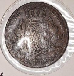 1857 İSPANYA 25 CENT