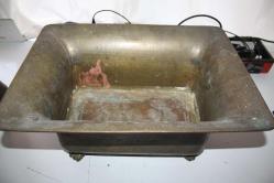 SÜPER EL YAPIMI PRİNÇ-SARI  ULTRA BÜYÜK BOY SAKSI  YENİ ÜRÜN DEĞİL ESKİ DÖNEM ANTİKA (KİTAP RAF