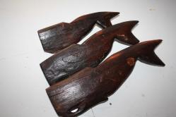 AHŞAP EL YONTMASI 3 LÜ KEDİ  (ANTİK KOLİ 22