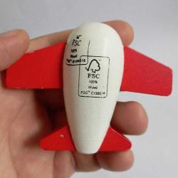 THY Türk Hava Yolları Ahşap Uçak Oyuncak