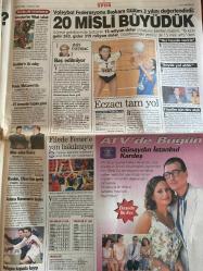 SABAH GAZETESİ DOĞUM GÜNÜ HEDİYESİ - 1 ARALIK 1999 - TAM TAKIM 38 SAYFADIR -Abdullah Öcalan-Çevik Bir-Doğan Güreş-Atina Şahini Kırca-Dimitri Papa-Doğanyurt Asena-Evren-Merrill Lynch-Yavuz Donat-Adnan Oktar-Mustafa Kemal Atatürk-Boliç-Zeman-Sergen Yalçın-Moldovan-Mustafa Kemalettin-Süleyman Seba-Hakan Ünsal-Hagi-Arif-Emrah-Fatih Terim-Şifo Mehmet-İskender Günen-Saviçeviç-Ömer Arız-Mirsad Türkcan-Ömer-Kerem-Arda-Mustafa Varank-Mustafa Yalçın-Rauf Tamer-Salih Memecan-18 ay asamazsınız-Paşalar’ın gözü Köşk’te-Yılanın kızları-Vergide artçı şok-Kavgalı ihale-Türk futbolcusu paraya doymuş-Sergen sisteme uyacak-Boliç hayata döndüm-Preko nefes aldı-Seba yine aday-Favori Beşiktaş-Hakan Ünsal şoku-Trabzon nereye-Gençler sınıfı geçti-Devlerin çöküşü-Kupakolik Man United-Bizimcity-Şans işte