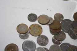 130   ADET YABANCI VE TÜRK  MADENİ PARA LOTU    (ANTİK KOLİ 22