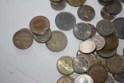 130   ADET YABANCI VE TÜRK  MADENİ PARA LOTU    (ANTİK KOLİ 22