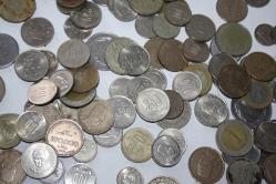 130   ADET YABANCI VE TÜRK  MADENİ PARA LOTU    (ANTİK KOLİ 22