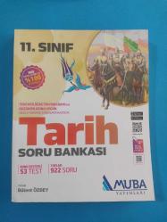 11. SINIF TARİH SORU BANKASI MUBA YAYINLARI ÖRNEK KİTAP