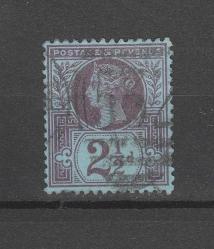 1887/92 BÜYÜK BRİTANYA KRALİÇE VİCTORİA DAMGALI PUL