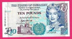 Guernsey 10 Pound ND 2015 P 57 d UNC (TK 18 586) ÇİL