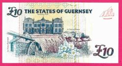 Guernsey 10 Pounds ND 2023 NEW P 57 UNC (TK 18 585) ÇİL