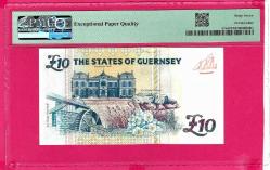 Guernsey 10 Pounds ND 2023 P 57 e Superb Gem UNC PMG 67 EPQ (TK 18 592) ÇİL