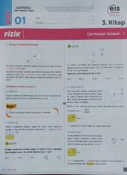 EİS YAYINLARI, FİZİK DERS ANLATIM FÖYÜ 3. Kitap Mavi Set (DERS: 01-26)