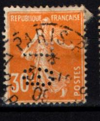 Fransa 1906-1920 Posta Pulu 30C (ws1772)