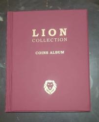 372 li madani para albüm yarısı böyük paraları yarısı küçük paralar için yarısı küçük paralar için 372 adet madeni para alıyor bordo renk