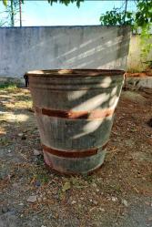 VİNTAGE BÜYÜK BOY BAHÇE KOVASI