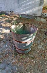 VİNTAGE BÜYÜK BOY BAHÇE KOVASI