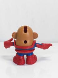 Marvel Bay Patates Kafa Spider Man Örümcek Adam Kostümlü Mr Potato Head Aksiyon Figür - Haliyle