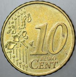 ALMANYA 10 EURO CENT 2002 D ESKİ TARİHLİ. ÇİLALTI
