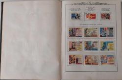 RUSYA 1962 DEN 1965 TARİHİNE KADAR ORİJİNAL ALBÜMÜNDE ŞARNİYERLİ-DAMGALI 602 ADET ÇOK NADİR PULLAR RRR1UU1