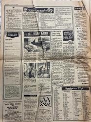TERCÜMAN GAZETESİ - 9 MAYIS 1972 - SADECE 8 SAYFADIR -İnönü-Ecevit-Kemal Satır-Kemal Ilıcak-Ahmet Kabaklı-Rauf Tamer-Cemal User-Sadettin Mirza-Balcıoğlu-İsmet Paşa-Ürgüplü-Demirel-Züleyha Münir-Kara Ahmet-Mürşit Sıradağ-Sabah Ayhan-Murat Sertoğlu-Halil Kıvanç-Beckenbauer-Bobby Moore-Berger-Doğan Pursun-Güven Taner-Orhan Ayhan-Yusuf Mergen-İnönü istifasını geri almıyor-Balcıoğlu’nun fırçasından kurultayın son günü-Yeni hükümet için partiler Ürgüplü’ye evet diyecekler-Tercüman tam hayat kampanyasına katıldıktan 14 gün sonra öldü-Sadettin Mirza’nın geride bıraktığı eşi ve 3 çocuğuna 46065 lira ödendi-Demirel Karan millet vermeli-Gün ışığında Allah’ın söylettiği-Giyinmenin sıhhi esasları-Brakınız ünsüzü-İsrail elçisinin Amerikalı Musevilere bir tavsiyesi-2 kardeş annelerini öldürdü-Akhisar’da trafik kazası sonucu dört kişi öldü-Apollo 16’nın yakıt boşaltılırken patlama oldu 46 kişi yaralandı-Kara Ejder-Volga Volga-Krallar arasında Almanya Wembley’de mucize yarattılar-Ender’i bir Türk kulüb