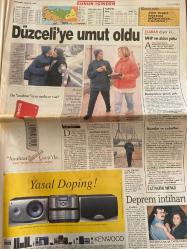 SABAH GAZETESİ DOĞUM GÜNÜ HEDİYESİ - 2 ARALIK 1999 - TAM TAKIM 36 SAYFADIR -Bülent Ecevit-Adnan Hoca-Sakıp Ağa-Ebru Gündeş-Selahattin Duman-İsmail Köse-Süleyman Seba-Tayfur Daum-Marcus Münch-Barbara Ali Şen-Zeman K.Hakan Ümit Terim Kemalettin Şükür Savicevic Anic Selim Latif Aksoy Birinci Sanders Mirsad Oktay Ekrem Akurgal Semih Yetimoğlu Osman Hamdi Bey Fatih-Hakan Gülben Ergen Onay Çakır  Enerji Bakanı: Durum vahim-Çamaşırı gece yıkayın-Kadınları neden imam yapıyor-Çok basit geliyor ama dünyanın her yerinde bu yöntem uygulanıyor-İnsanlık dersi-Gökhan mutlu öldü-Gökhan’a veda-Paris’te Osmanlı hazinesi-MHP’den sürpriz-Bizim için önce devletin menfaati önemli-Ecevit’in moral ziyareti-Bizimcity-Çevik-Daha çevik-Sakıp Ağa’ya Amerikalı damat geldi-Onay çıktı-Ebru Gündeş yoğun bakımda-Bizi müzik yolu ile yıkamazlar-Yeni fırsat Dinler Tarihi Ansiklopedisi-Seba’dan iyisi yok-Tayfur yine savunmaya-Daum: Sizinle gurur duydum-O bir filozof-Sergen’e son darbe-Milli prim-Zeman patladı-K.Hakan nokt