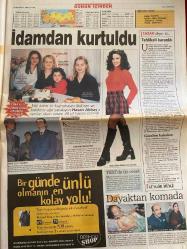 SABAH GAZETESİ DOĞUM GÜNÜ HEDİYESİ - 4 ARALIK 1999 - TAM TAKIM 40 SAYFADIR -Ebru Gündeş-Danny-Yılmaz-Mehmet Barlas-Yavuz Donat-Selahattin Duman-Fatih Çekirge-Hakan Şükür-Phiri-Ümit Karan-Fatih Terim-Cüneyt Tanman-Hasan Şaş-Ergun Turan-Aziz Yıldırım-Zeman-Nikolovski-Hüsnü Güzelher-Suat Okyar-Aydın-Ersun Ali Eren-Feyyaz Uçar-Hayko-Fedon-Yaşar-Rober Hatemo-Zeynep Dizdar-Hakan-Elif Karlı-Pınar Dilekşer-Dr Bilal-Gökhan Sezen-Adnan-Galip Sokullu-İhsan Kayral-Ersin Tibet-Ziya-Özyiğit  Ebru’nun dönüşü-‘Asın’ diyen kalmadı-Kızıl Danny MHP konuğu-Yılmaz’ın Taşar’a tuzağı-Dünyanın en militan kabinesi-Enerji yatırımı için özel hukuk-Ecevit nasıl ikna edildi?-Yağmur duası-Ya sen yıkıl koca İstanbul-Cimbom’a fren-Golü amatörce yedik-Hasan Şaş’a doping testi-Sergen bunalımı-Savaş gibi idman-Nikolovski nihayet 18’de-Golcülere özel ilgi-Vugrinec rest çekti-Aydın komedisi-Kartal fark için sahada-Ali Eren hazır kıta-Kapılar kapandı-Adana arayışta-Gülben Ergen & Huysuz Virjin-Serdar Ortaç-Hayko-Fedon-Yaşa