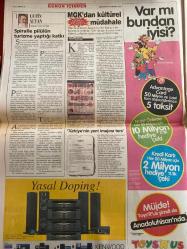 SABAH GAZETESİ DOĞUM GÜNÜ HEDİYESİ - 4 ARALIK 1999 - TAM TAKIM 40 SAYFADIR -Ebru Gündeş-Danny-Yılmaz-Mehmet Barlas-Yavuz Donat-Selahattin Duman-Fatih Çekirge-Hakan Şükür-Phiri-Ümit Karan-Fatih Terim-Cüneyt Tanman-Hasan Şaş-Ergun Turan-Aziz Yıldırım-Zeman-Nikolovski-Hüsnü Güzelher-Suat Okyar-Aydın-Ersun Ali Eren-Feyyaz Uçar-Hayko-Fedon-Yaşar-Rober Hatemo-Zeynep Dizdar-Hakan-Elif Karlı-Pınar Dilekşer-Dr Bilal-Gökhan Sezen-Adnan-Galip Sokullu-İhsan Kayral-Ersin Tibet-Ziya-Özyiğit  Ebru’nun dönüşü-‘Asın’ diyen kalmadı-Kızıl Danny MHP konuğu-Yılmaz’ın Taşar’a tuzağı-Dünyanın en militan kabinesi-Enerji yatırımı için özel hukuk-Ecevit nasıl ikna edildi?-Yağmur duası-Ya sen yıkıl koca İstanbul-Cimbom’a fren-Golü amatörce yedik-Hasan Şaş’a doping testi-Sergen bunalımı-Savaş gibi idman-Nikolovski nihayet 18’de-Golcülere özel ilgi-Vugrinec rest çekti-Aydın komedisi-Kartal fark için sahada-Ali Eren hazır kıta-Kapılar kapandı-Adana arayışta-Gülben Ergen & Huysuz Virjin-Serdar Ortaç-Hayko-Fedon-Yaşa