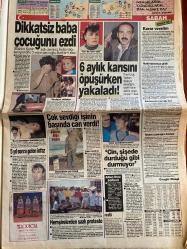 SABAH GAZETESİ DOĞUM GÜNÜ HEDİYESİ - 13 TEMMUZ 1991 - TAM TAKIM 24 SAYFADIR -Bush-Cengiz Çandar-Guneri Cıvaoğlu-Paşa Güven-Sinan Erdem-Eyüp Karadayı-Korcan Karar-Mehmet Loker-Gürkan Erdonmez-Turgay Şeren-Oğuz Tongsir-Zafer Taner-Murat Deveci-Cevat Kol-Akin Sel-Mehmet Pusat-Mihail Gorbaçov-Rifat Ozbek-Menderes Utku-Ayla-Kerim-Kerimoğlu-Nurdan Torun-Nükhet Duru-Perran Kutman-Bahar Öztan-Melike Asu Han-Nurya Erel-Tolga Han-Canan Can-Kayahan-Nilgun Onatkut-Leyla Somer-Sibel Saran-Gamze Gul-Neslihan Kunt-Nihal Çelebi-Gürcan Erdaş-Semra Su-Kerim Bayraktar-Müjdat Gezen-Cenk Koray-Çetin Alp-Oya Tanyeli-Gülgün Hoşses-Abdullah Yüce-Nezih Karabiber  İkinci Irak operasyonu-Türkiye başrolde-Erdoğan Öztürk toprağa verildi-Paşa Güven öldürüldü-Altın camura battı-Bayrağımızı yaktılar-Çirkinliğin kritiği-Cim-Bom’da iç savaş-Fener’de Venglos fırtınası-Milli perişanlık-Yunan zulmü-Güzel göğüslere sahip olabilirsiniz-Annelere 10 puan-THY dünyanın en büyük ikinci Airbus filosuna sahip-Mihail Gorbaçov’-Seze
