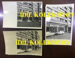 TÜRKİYE'DE İLAÇ SANAYİSİNİN KURUCULARINDAN MEHMET NEJAT FERİT ECZACIBAŞI'NIN OTURDUĞU ŞİŞLİ BÜYÜKDERE CADDESİ ÇUKUROVA APARTMANININ 1970'LERDE ÇEKİLMİŞ ORİJİNAL 3'LÜ FOTOĞRAF SETİ - 18 x 12 cm EBADINDA