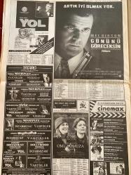 SABAH GAZETESİ DOĞUM GÜNÜ HEDİYESİ - 21 MART 1999 - TAM TAKIM 44 SAYFADIR -Hakan Şükür-Murat Yakin-Metin-Bolic-Moshoeu-Hüsnü Çil-Can Bartu-Fatih Terim-Ali Uluoy-Oktay-Coşkun-Dobrowski-Mirkovic-Erman Toroğlu-Feyyaz Uçar-Metin Tekin-Levent Kırca-Oya Başar-Yılmaz Güney-Tarık Akan-Halit Akçatepe-Şerif Gören-Zülfü Livaneli-Mel Gibson-Julia Roberts-Susan Sarandon-Ed Harris-Jude Law-Jennifer Tilly-Gretchen Mol-Martha Plimpton-Brenda Blethyn-Kemal Sunal-Metin Akpınar-Melek Şahinkaya-Rafet El Roman-Sezen Aksu  Trabzon 4 köşe-Fener’in intiharı-Böyle ruhsuzluk olmaz-Her şeyde hayır var-Kartal’dan beyaz sayfa-Yol-Gününü göreceksin-Omuz Omuza-Yan Odadan Melodiler-Propaganda-Üç Baba Hasan-Keşanlı Ali Destanı-Peter Pan-tayfun devecioğlu-Necmettin Erbakan-canavar kız-Zafer Timur-İtalyanlar kafayı yedi-Zülfü Livaneli-zor isimli favori-Çetin Altan-seks olmadan nereye kadar-Seda kaya Güler-Yılmaz Karakoyunlu-muhasebeci arıyorum-Sükrü kızılot-Necati doğru-tornavida Sanayi kuruldu-Asaf Savaş akat-beklenti